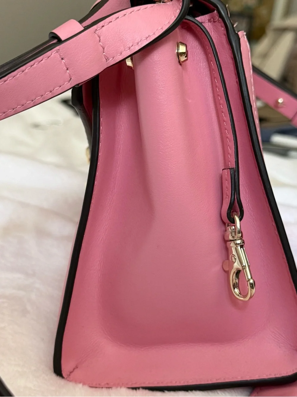 Michael Kors Whitney Medium Deco Quilted Leather Satchel